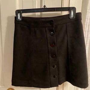 Black Button Up Skirt